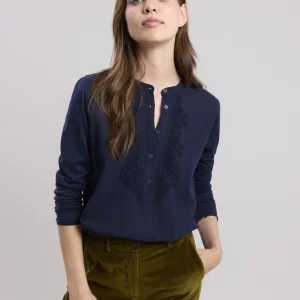 Cheap Hartford Taenia T-Shirt Midnight Blue