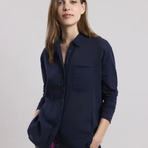 Discount Hartford Tallez Shirt Midnight Blue