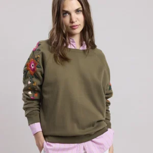 Outlet Hartford Tapucine Sweatshirt Military Green
