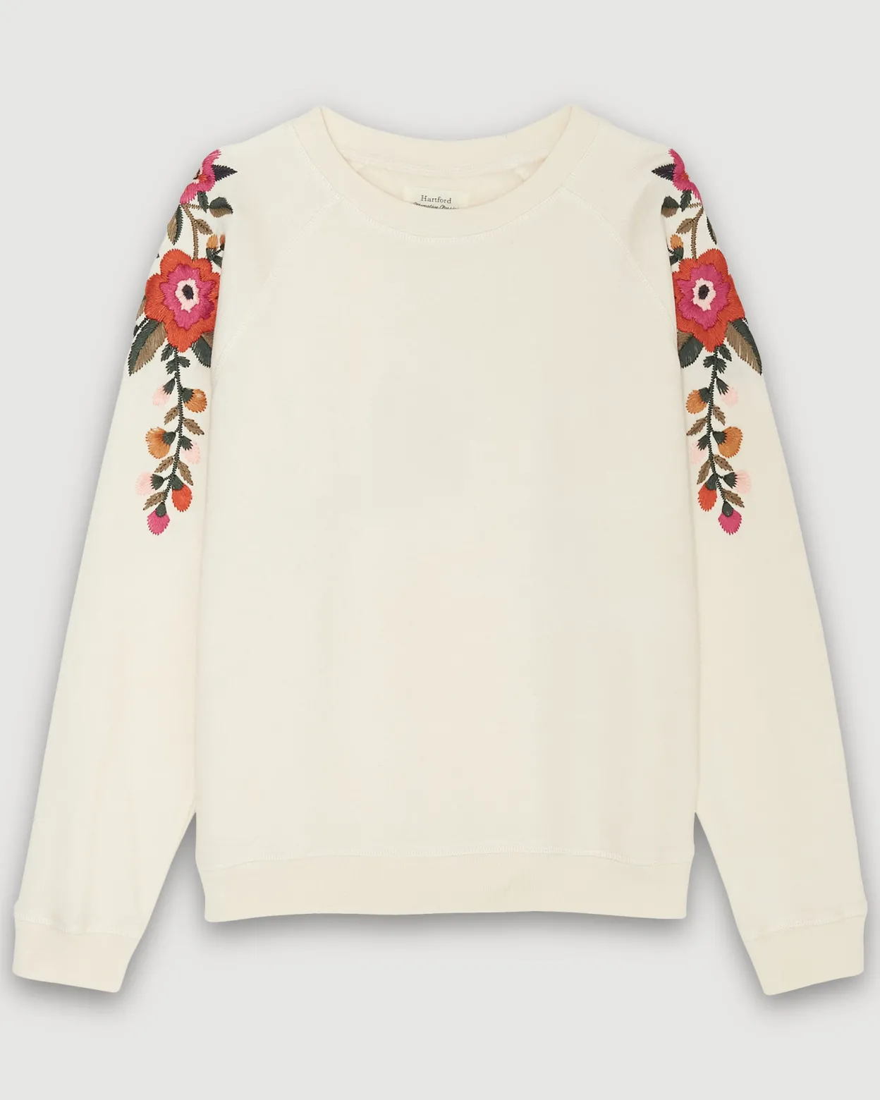 tapucine_sweatshirt_0-2.webp Best Sale Hartford Tapucine Sweatshirt Off-White