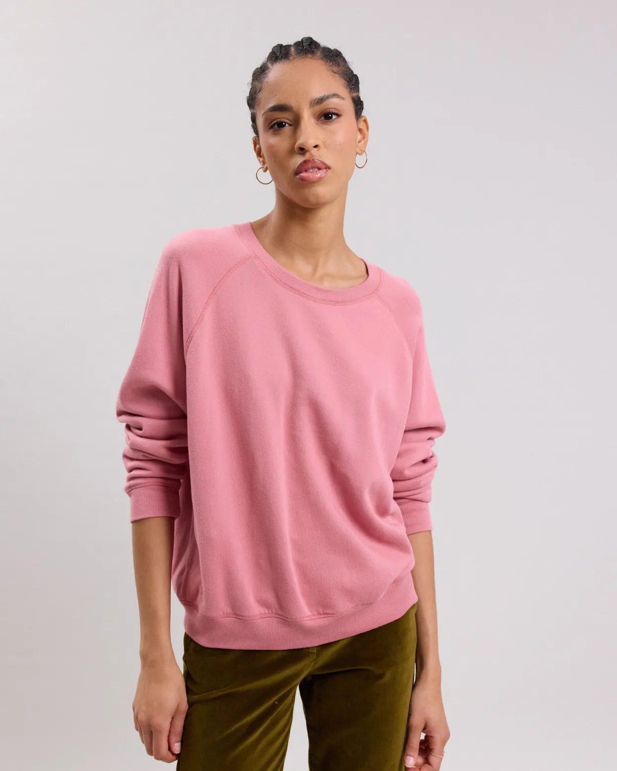 tavetti_sweatshirt_0.webp Discount Hartford Tavetti Sweatshirt Pink