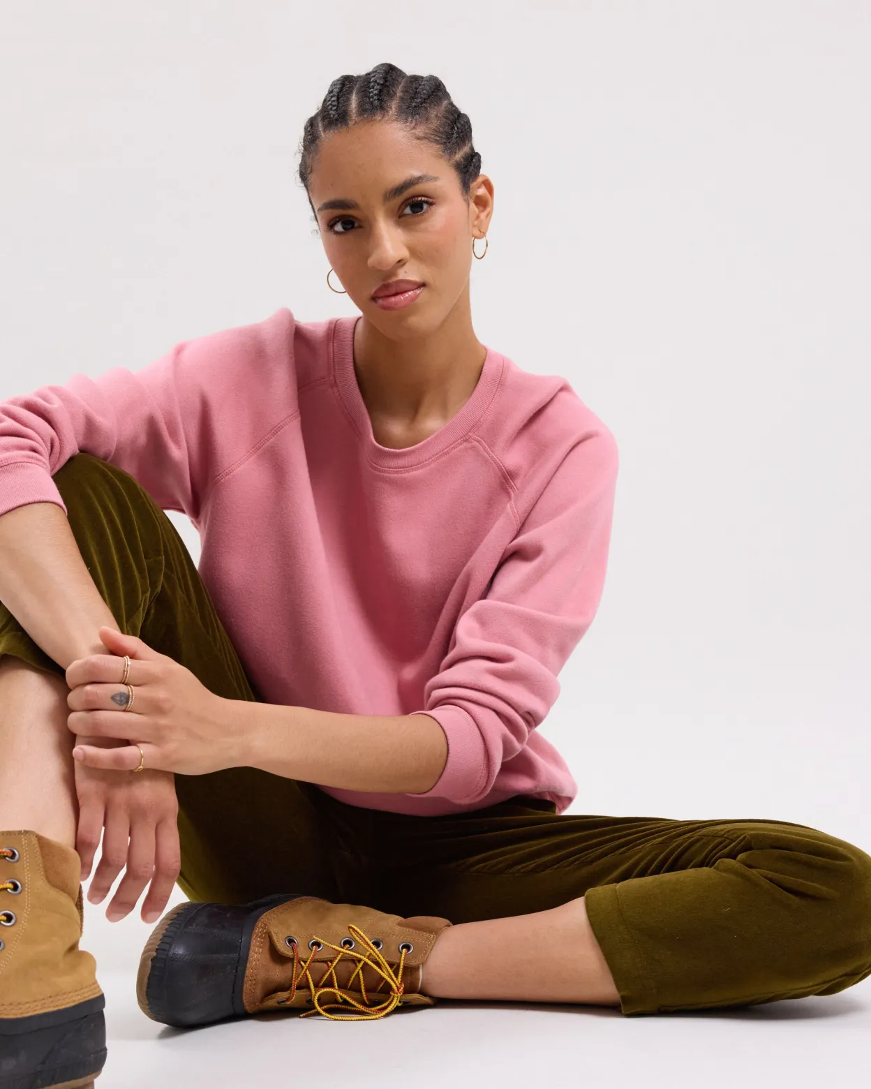 tavetti_sweatshirt_1.webp Discount Hartford Tavetti Sweatshirt Pink