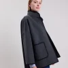 Outlet Hartford Valentine Coat Anthracite