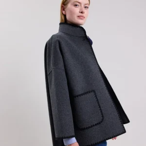 Outlet Hartford Valentine Coat Anthracite