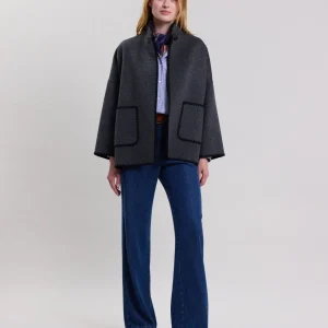 Outlet Hartford Valentine Coat Anthracite