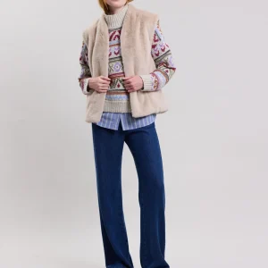Sale Hartford Vasco Vest Off-White