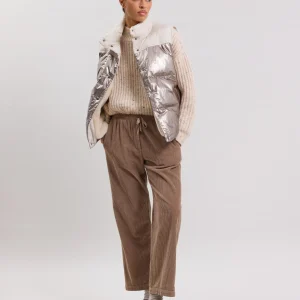 New Hartford Vince Puffer Off-White & Bronze